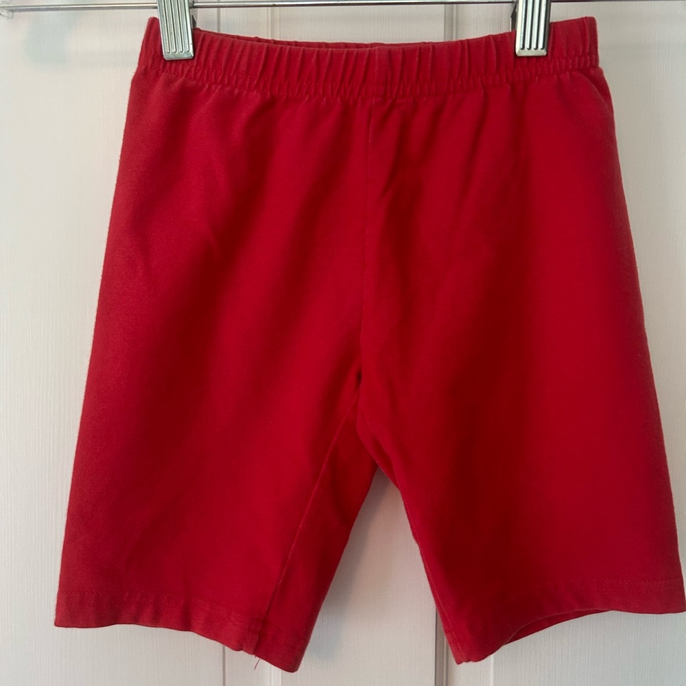 Hanna Andersson Red Bicycle Shorts